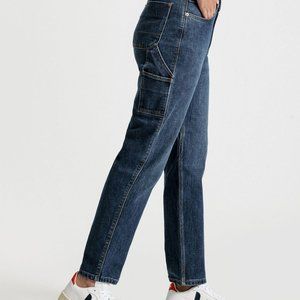DUER High Rise Straight Carpenter Jeans